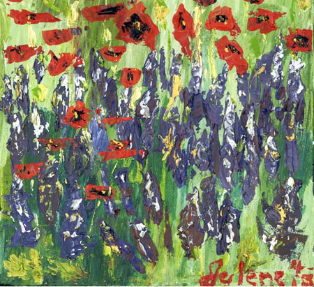Painting of Poppies and Bluebonnets - Resources and Links